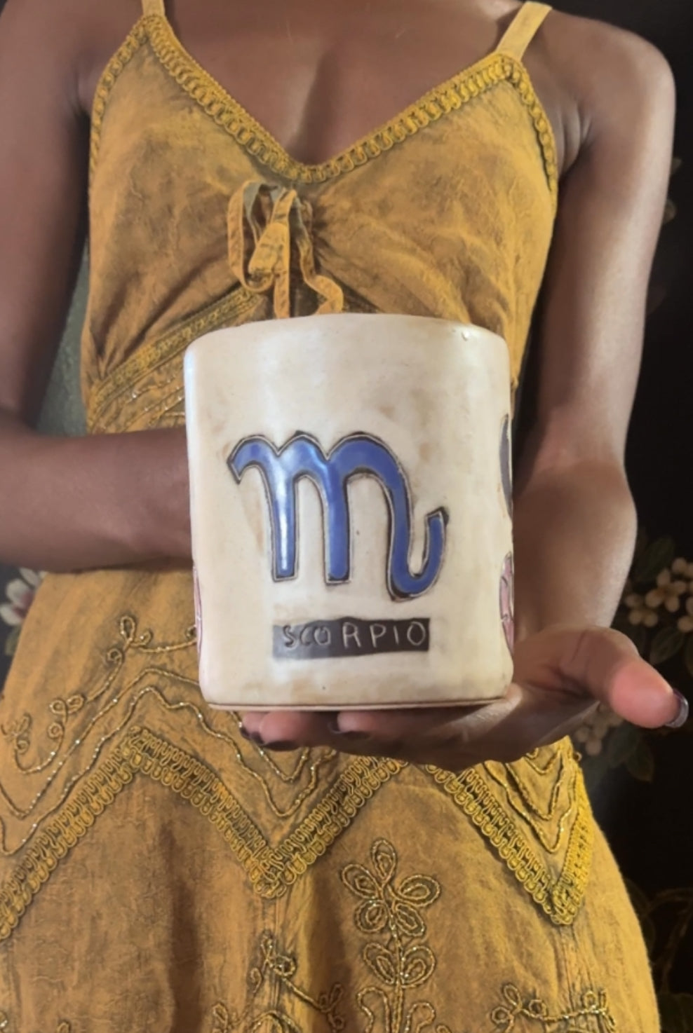 Handmade Ceramic Scorpio Mug by Mara Mexico 16oz | The Ladyship's Bazaar