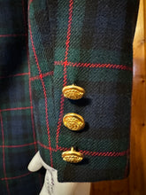 Load image into Gallery viewer, Vintage Pendleton Classic Double-breasted Tartan Plaid Wool Blazer,  Women’s size 6, circa 1980-90s
